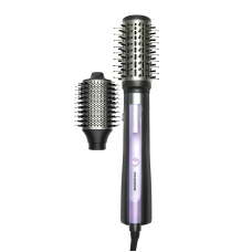 Karstā gaisa ķemme 1200W pelēks/violets, HAB-Y12DC-GY2 HEINNER