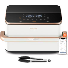 Cosori Dual Blaze Twinfry CAF-TF101S-WEUR hot air fryer, white, 2,800 watts, 10-liter basket / 2 x 5-liter baskets