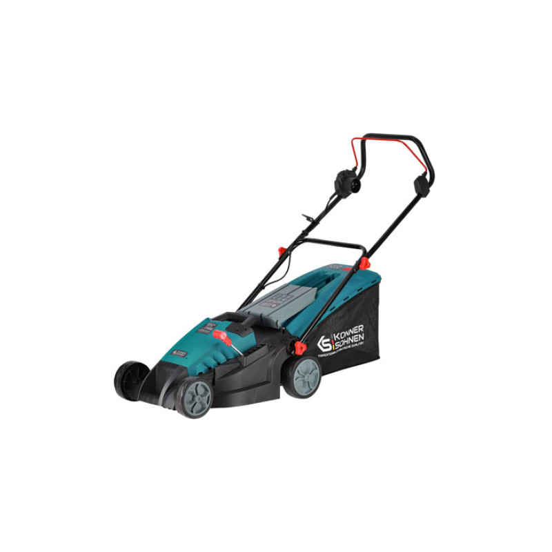 Elektriskais zāles pļāvējs 1400W BL, 38cm, KS 38LM-BL, KONNER & SOHNEN