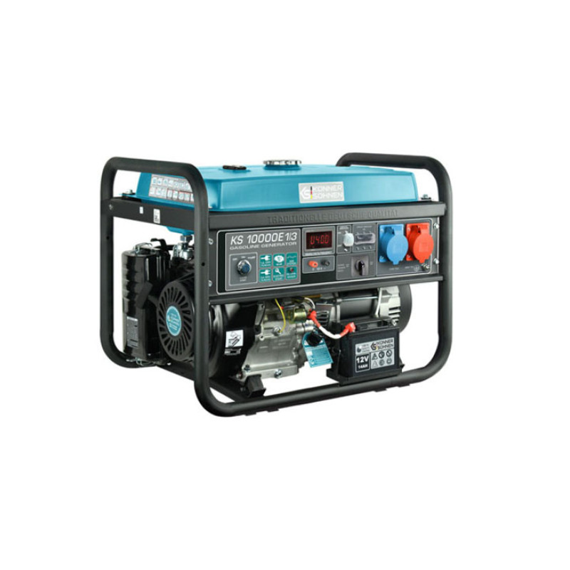 Benzīna ģenerators 8000W, KS 10000E-1/3, KONNER & SOHNEN