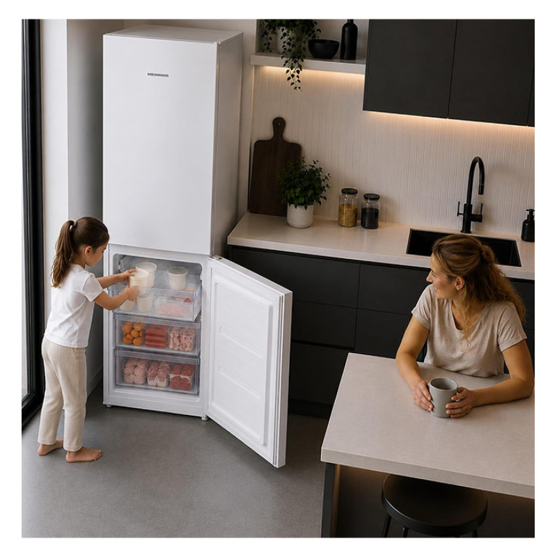Ledusskapis Combi No Frost HCNF-HM400INVE++ HEINNER