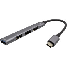 I-Tec Metal C31HUBMETALMINI4 interfeisa centrmezgls USB 3.2 Gen 1 (3.1 Gen 1) Type-C Metālisks