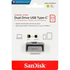 Sandisk Ultra Dual Drive    64GB Type-CTM USB     SDDDC2-064G-G46