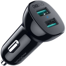 Choetech C0051 36W QC 3.0 car charger (black)