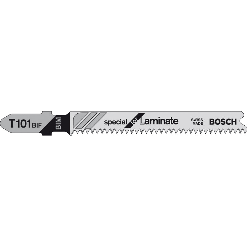 Bosch JIGSAW BLADE T101BIF 5PCS LAMINATE