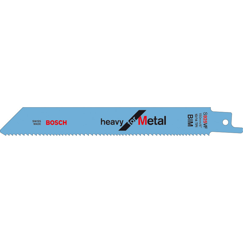 Bosch SABBLE SAW BLADE S925VF 150MM METAL 5PCS