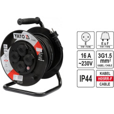 Yato PRZEDŁUŻACZ BĘBNOWY 20m 3 x 1,5mm2 IP44 81052
