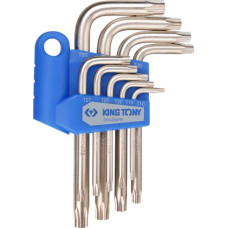 King Tony KOMPLET TORXÓW Z OTWOREM T10 - T50 9 elem. 1147 W UCHWYCIE PLASTIKOWYM