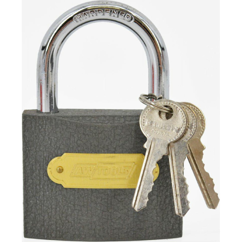 Awtools AW CAST IRON PADLOCK 38mm