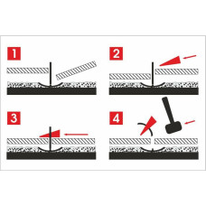 Awtools AW TILE LEVEL. SYST. CLIP SET ST 1.0mm 7-15mm 400pcs