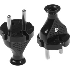 Awtools AW STRAIGHT PLUG 10pcs BLACK WT-2