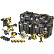 Dewalt ZESTAW COMBO 18V DCK865P4T (DCD796, DCF899H, DCS367, DCH273, DCS334, DCG405, DCS355, DCS570) 4x5,0Ah 4xTSTAK