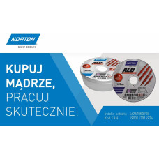 Norton TARCZA.ALU 125mm x 1,0mm x 22,23mm /20szT. PUSZKA