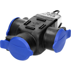 Orno ROZGAŁĘŹNIK TRÓJGNIAZDOWY 3x2P+Z 16A IP44 SCHUKO