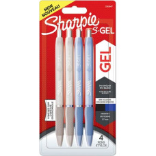 Sharpie 2x2 Sharpie S-Gel Frost Blue + Pearl White 0,7 mm blue + black