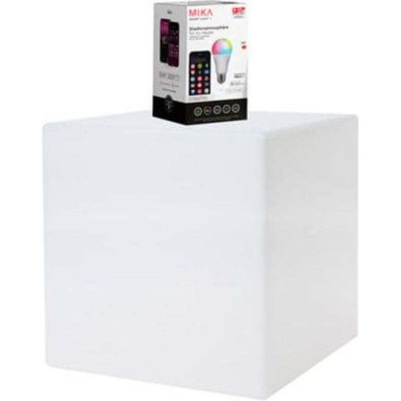 8Seasons 8 seasons Luminous Cube Outdoor 33cm Bluetooth