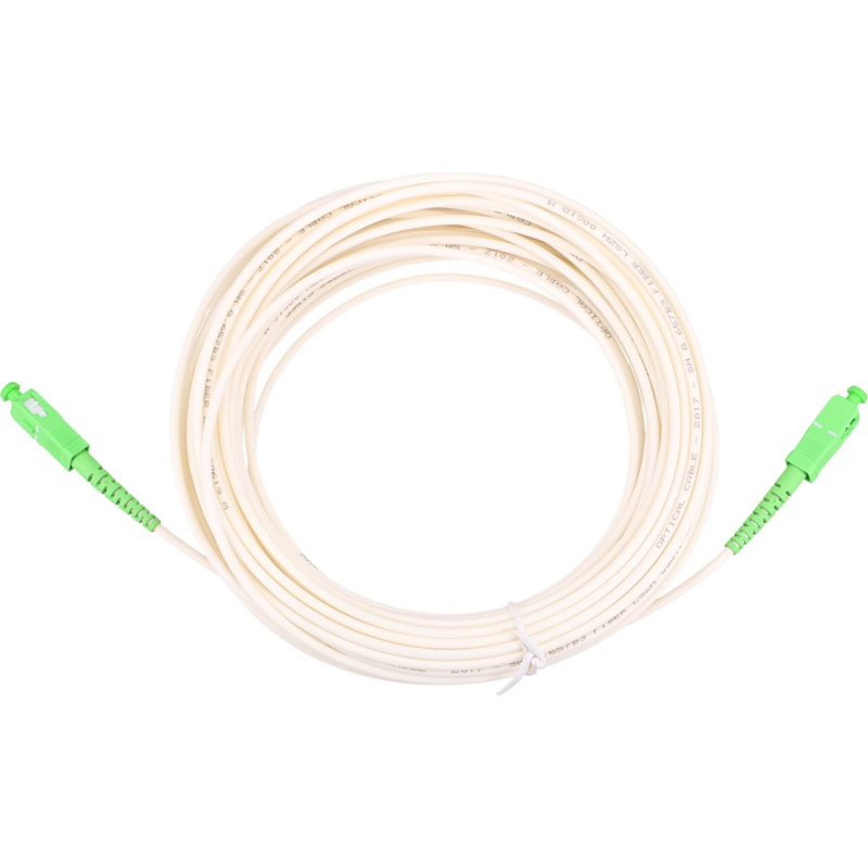 Extralink SC/APC-SC/APC | Patchcord | LSZH, Single mode, Simplex, G.657B3, 3mm, Easy Flex, 25m