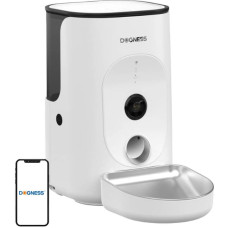 Dogness F15 WiFi 4L smart food dispenser with camera with stainless steel container (white)