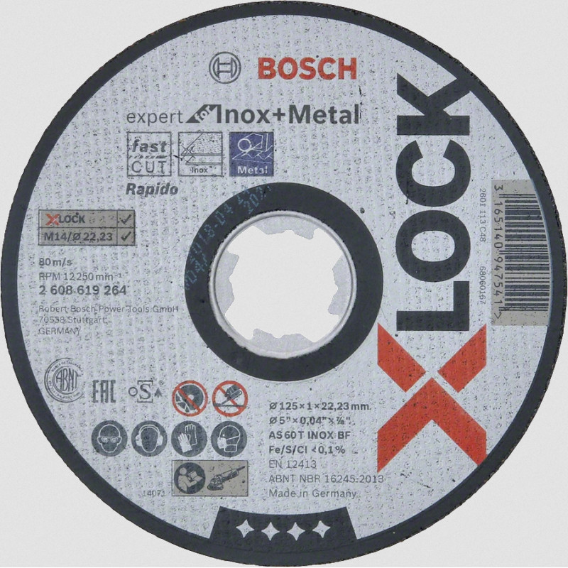 Bosch 2 608 619 264 leņķa slīpmašīnas aksesuārs Griešanas disks