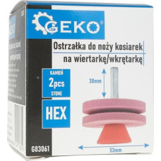 Geko OSTRZAŁKA DO NOŻY KOSIAREK NA WIERTARKĘ 2x53mm /GEKO