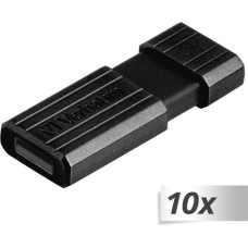 Verbatim 10x1 Verbatim Store n Go    16GB Pinstripe USB 2.0 black    49063