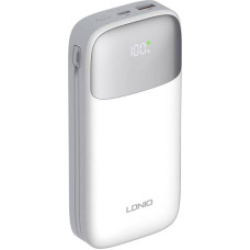 Ldnio Powerbank LDNIO PQ20 22.5W 20000mAh USB-C, lightning (biały)