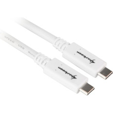 Sharkoon USB 3.1 Cable C-C - white - 0.5m