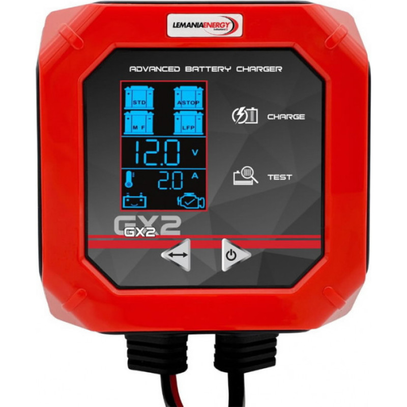 Lemania Gudrais akumulatora lādētājs GX2 12V/2A, Lemania