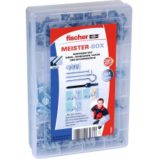 Fischer Meister-Box GK plus screws - hooks - dowels - 100 pieces - with setting tool