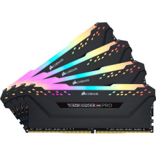 Corsair DDR4 - 32GB -3600 - CL - 18 -  Quad Kit - Vengeance RGB PRO (black, CMW32GX4M4D3600C18)