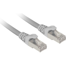 Sharkoon patch network cable SFTP, RJ-45, with Cat.7a raw cable (grey, 2 meters)