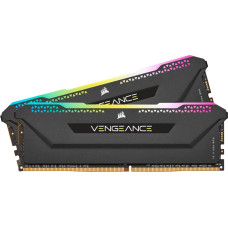 Corsair DDR4 -16 GB - 3600 - CL - 18 - Dual Kit, RAM (black, CMH16GX4M2D3600C18, Vengeance RGB PRO SL)