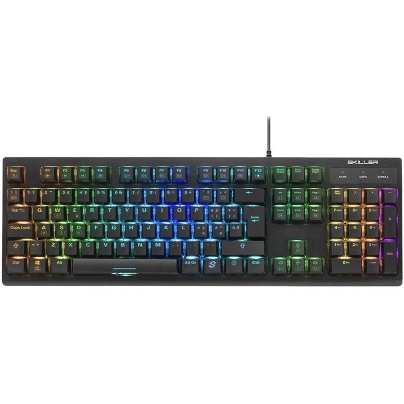 Sharkoon IT layout - Sharkoon SKILLER SGK30, gaming keyboard (black, Huano Red)