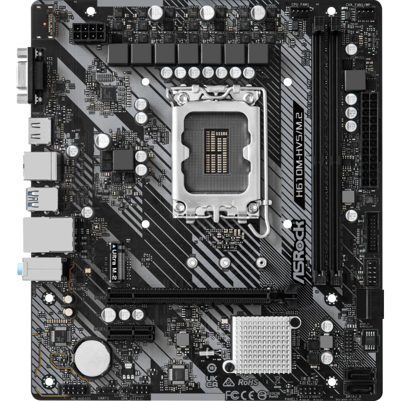 Asrock H610M-HVS/M.2 R2.0 - Socket 1700 - motherboard