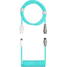 Cooler Master spiral cable 1.5 meters (turquoise, for keyboards, with Aviator Connector)