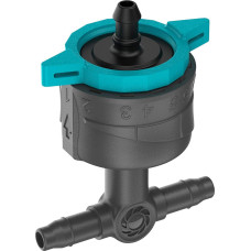 Gardena Micro-Drip-System Adjustable Series Drippers 1-8 l/h, pressure-compensating (black/turquoise, 5 pieces, model 2023)