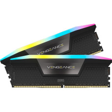 Corsair DDR5 - 64GB -  6000 - CL - 30 (2x 32 GB) dual kit, RAM (black, CMH64GX5M2B6000C30, Vengeance RGB, INTEL XMP)