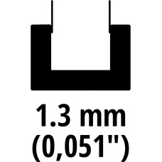 Einhell replacement sword 4500363, saw sword (25cm, 1.3mm)