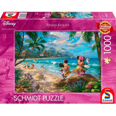 Schmidt Spiele Thomas Kinkade Studios: Disney Dreams Collection - Minnie & Mickey in Hawaii, puzzle (1000 pieces)