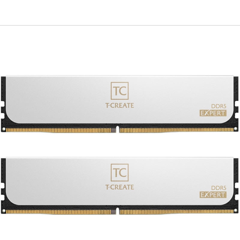 Team Group DDR5 - 32GB - 6400 - CL - 32 (2x 16 GB) dual kit, RAM (white, CTCWD532G6400HC32ADC01, AMD EXPO)