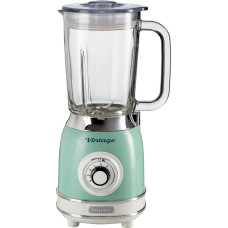 Ariete vintage glass mug, stand mixer (light green/cream)