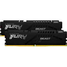 Kingston FURY DDR5 - 32GB - 6800 - CL - 34 (2x 16 GB) dual kit, RAM (black, KF568C34BBEK2-32, FURY Beast, INTEL XMP, AMD EXPO)