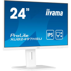 Iiyama ProLite XUB2497HSU-W2 - 23.8 -  white (matt), FullHD, IPS, USB hub, 100Hz panel