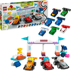 Lego 10445 DUPLO F1 Team Racing Cars with Racers