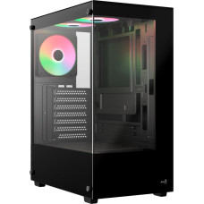 Aerocool Pivot-G-BK-v3 (black, tempered glass x 2)