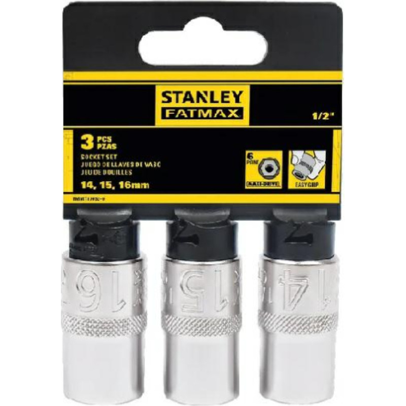 Stanley ZESTAW NASADEK 1/2 FATMAX 21, 22, 24mm