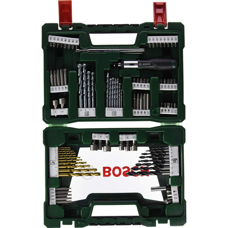 Bosch V-Line TIN drill bit / bit set - 91-piece