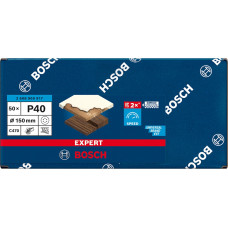 Bosch Expert C470 sanding sheet, 150mm, K40 (50 pieces, for eccentric sanders)