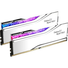 G.skill DDR5 - 32GB - 6400 - CL - 30 (2x 16 GB) dual kit, RAM (silver, F5-6400J3039G16GX2-TR5NS, Trident Z5 Royal Neo, AMD EXPO)