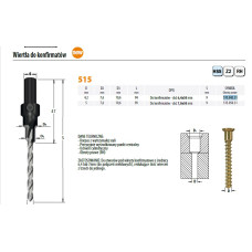 CMT Regulējams pakāpjurbis SP S=9 D=4.2/7.6/10.6 L=87 Z1 RH, CMT